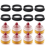 8X Cake Mold Perforated Cutter Round-Shape Mousse Circle Ring Tart Decor Baking
