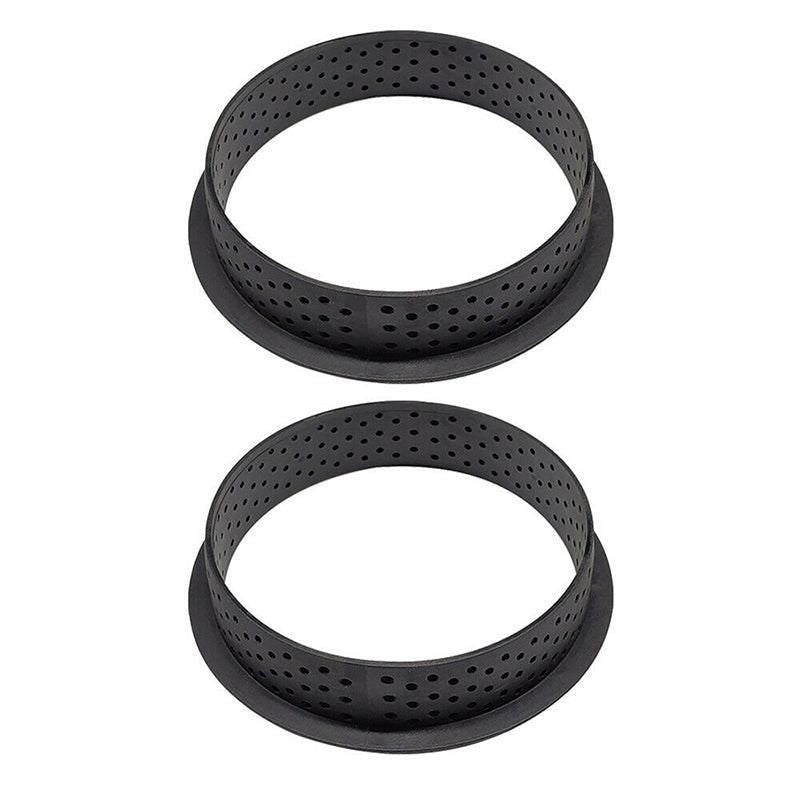 8X Cake Mold Perforated Cutter Round-Shape Mousse Circle Ring Tart Decor Baking
