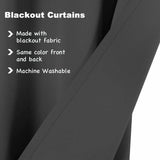2pcs Semi Blackout Curtain Fabric Solid Colour Home Decor Drapes for Living Room - Light Grey - 132x160cm - 45-Degree Angle