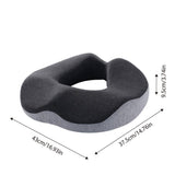 Memory Foam Seat Cushion Breathable Comfort Pad for Office Chair