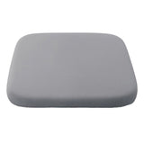 Seat Cushion Memory Foam Office Chair Pad Bottom Support for Stool Dining Chair - Grey - Close-Up Angle