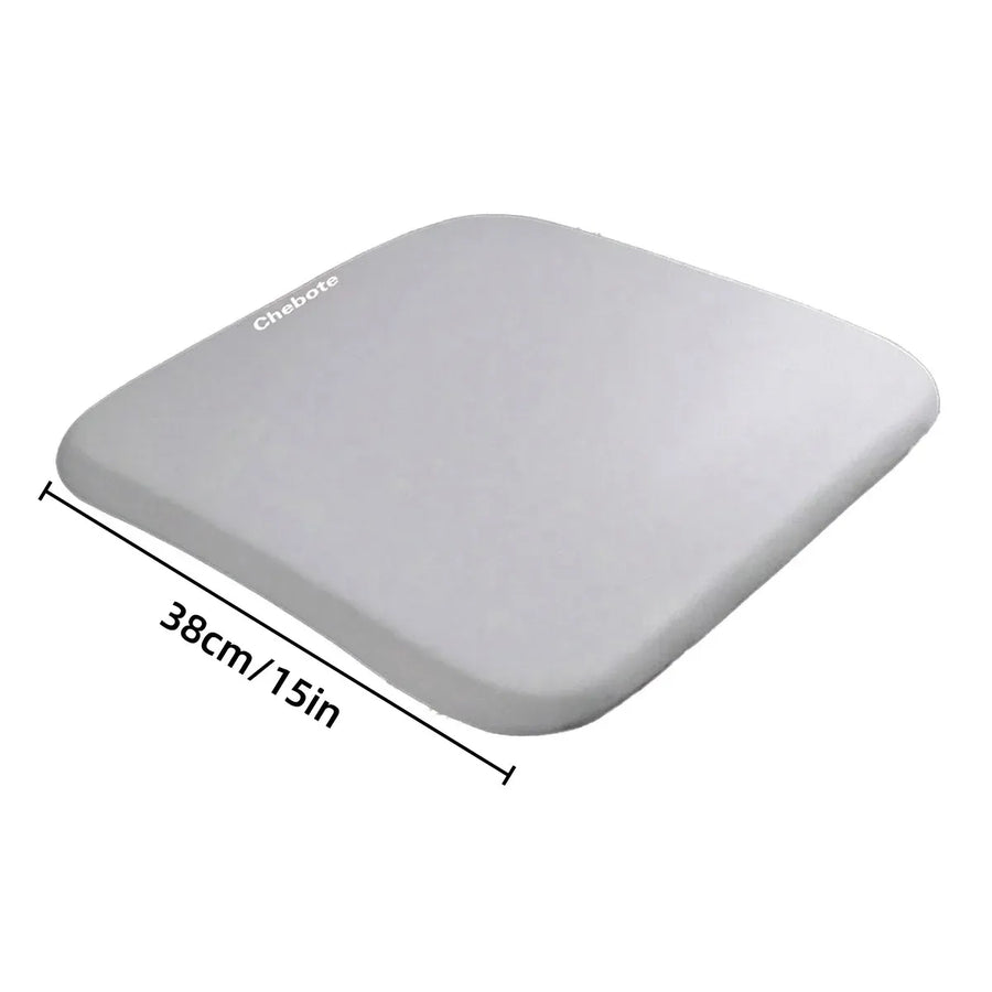 Comfort Cushion Pad Universal Vehicle Chair Mat Breathable Seat Protector - Grey