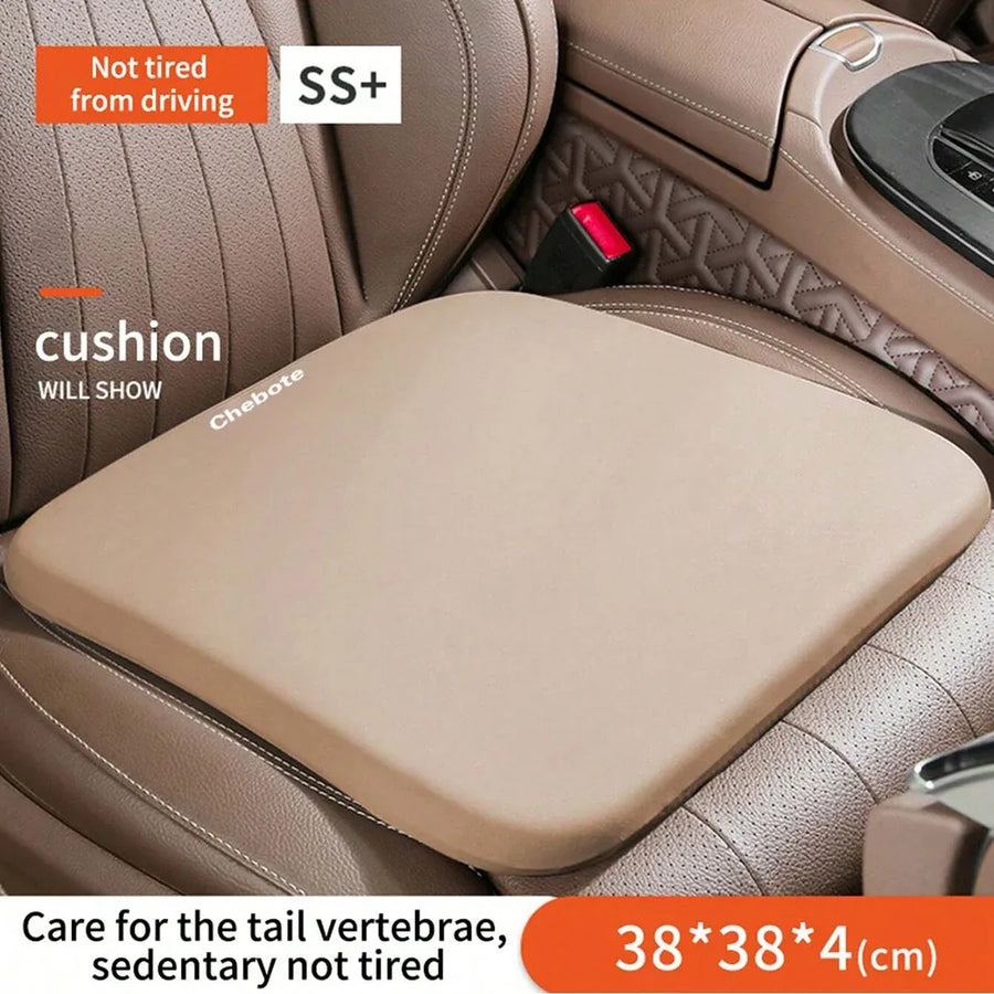 Comfort Cushion Pad Universal Vehicle Chair Mat Breathable Seat Protector - Grey