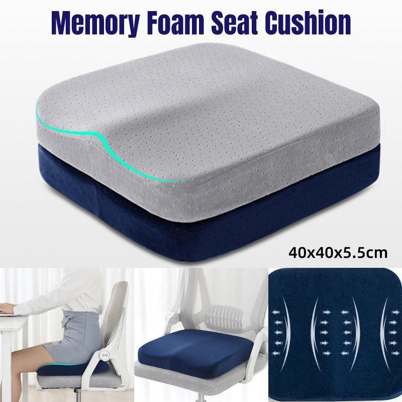 Square Seat Cushion Office Car Chair Cushion Comfort Support for Long Sitting