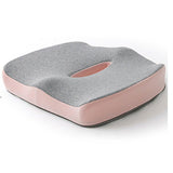 Memory Foam Seat Cushion for Office and Travel Support with Ergonomic Design - Pink - Extra Image