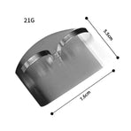 Stainless Steel Finger Protector Cutting Shield for Kitchen Slicing and Chopping - 2 Fingers
