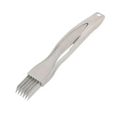 Stainless Steel Vegetable Fruit Onion Slicer Shredder Knife Cutter Kitchen Au - Front View