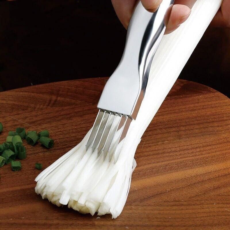 Stainless Steel Vegetable Fruit Onion Slicer Shredder Knife Cutter Kitchen Au
