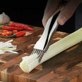 Stainless Steel Vegetable Fruit Onion Slicer Shredder Knife Cutter Kitchen Au