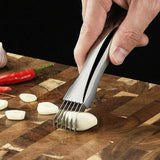 Stainless Steel Vegetable Fruit Onion Slicer Shredder Knife Cutter Kitchen Au