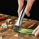 Stainless Steel Vegetable Fruit Onion Slicer Shredder Knife Cutter Kitchen Au - Rear View