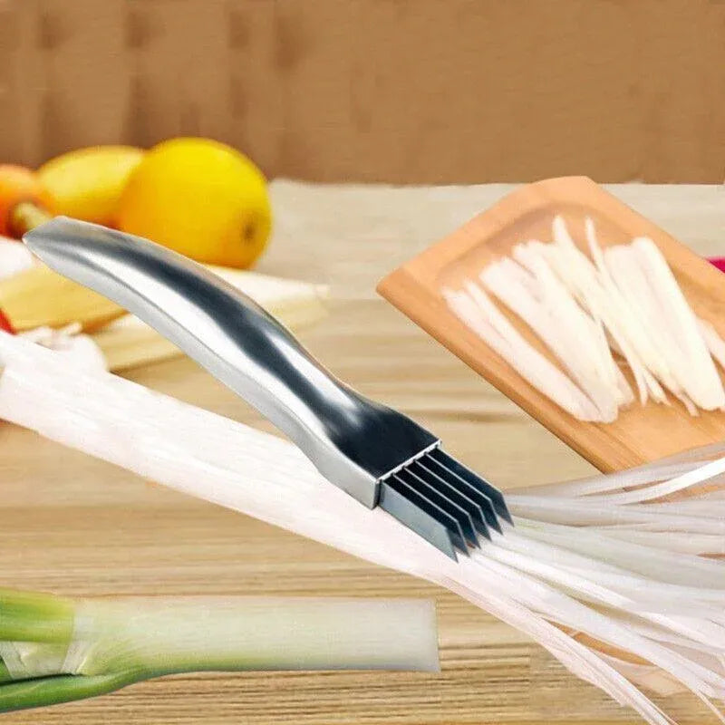 Stainless Steel Vegetable Fruit Onion Slicer Shredder Knife Cutter Kitchen Au
