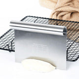 Stainless Steel Dough Cutter Knife Measurement Scraper Pastry Baking Tool - 15cm