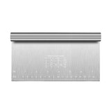 Stainless Steel Dough Cutter Knife Measurement Scraper Pastry Baking Tool - 25cm