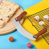 Stainless Steel Nougat Cutting Knife Arc Baking Tool For Snowflake Crisp Candy - Extra Image