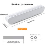 Plastic Wrap Cutter Kitchen Tool Storage Cutting Box Divider Household Organizer - Side View