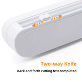 Plastic Wrap Cutter Kitchen Tool Storage Cutting Box Divider Household Organizer - Extra Image