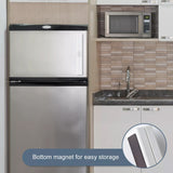 Plastic Food Wrap Dispenser Cutter Foil Cling Film Storage Holder Box Kitchen - Green - Top-Down View