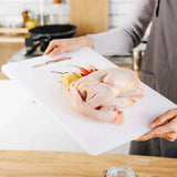 Plastic Cutting Board Small Size Chopping Board for Kitchen Food Prep Home Use - 33x20cm - Rear View