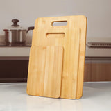 Household Cutting Board Set 3PCS Square Wooden Kitchen Chopping Boards For Food - Extra Image