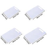 Plastic Cutting Board Small Size Chopping Board for Kitchen Food Prep Home Use - 40x25cm - Side View