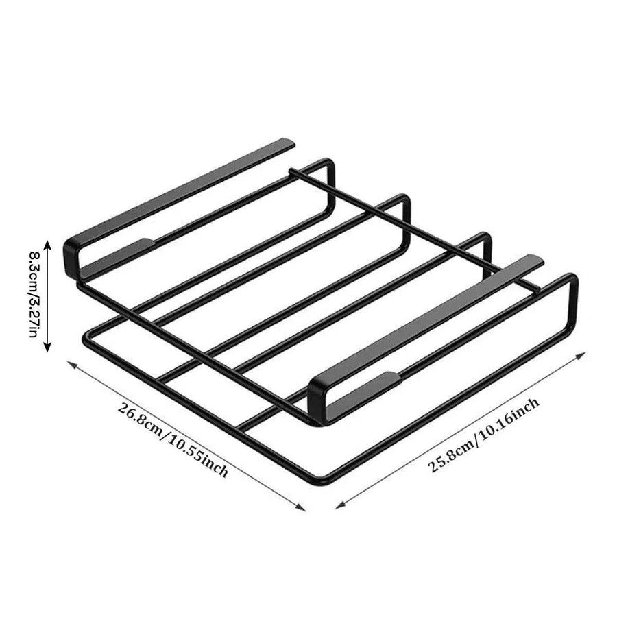 Double Stainless Steel Kitchen Organizer Shelf Rack Cabinet Storage Space Saver, image 3