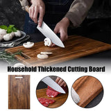 Large Hardwood Chopping Cutting Board Kitchen Steak Deli Meat Food Household