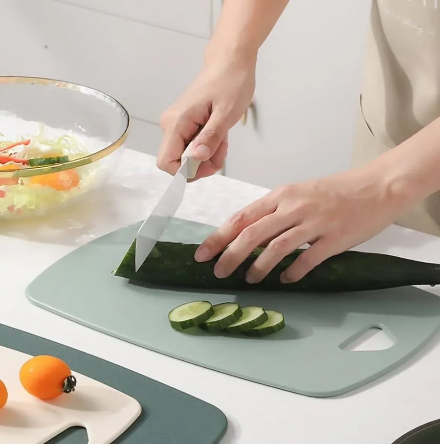 3pcs Cutting Boards for Kitchen Plastic Cutting Board Thick Chopping Boards