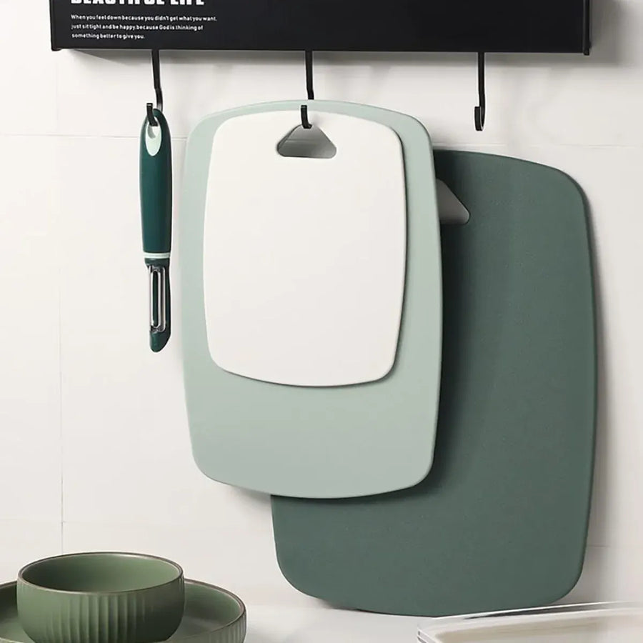 3pcs Cutting Boards for Kitchen Plastic Cutting Board Thick Chopping Boards