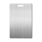 Double-Sided Stainless Steel Cutting Board Household Kitchen Chopping Board - 46x30cm