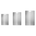 Double-Sided Stainless Steel Cutting Board Household Kitchen Chopping Board - 46x30cm