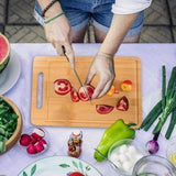 Kitchen Cutting Board Household Chopping Board Durable Bamboo Cutting Board - 45-Degree Angle