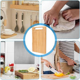 Kitchen Cutting Board Household Chopping Board Durable Bamboo Cutting Board - Top-Down View