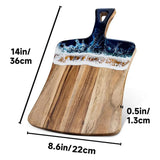 Wave Cutting Board Non Slip Chopping Board Kitchen Household Cutting Board - Side View