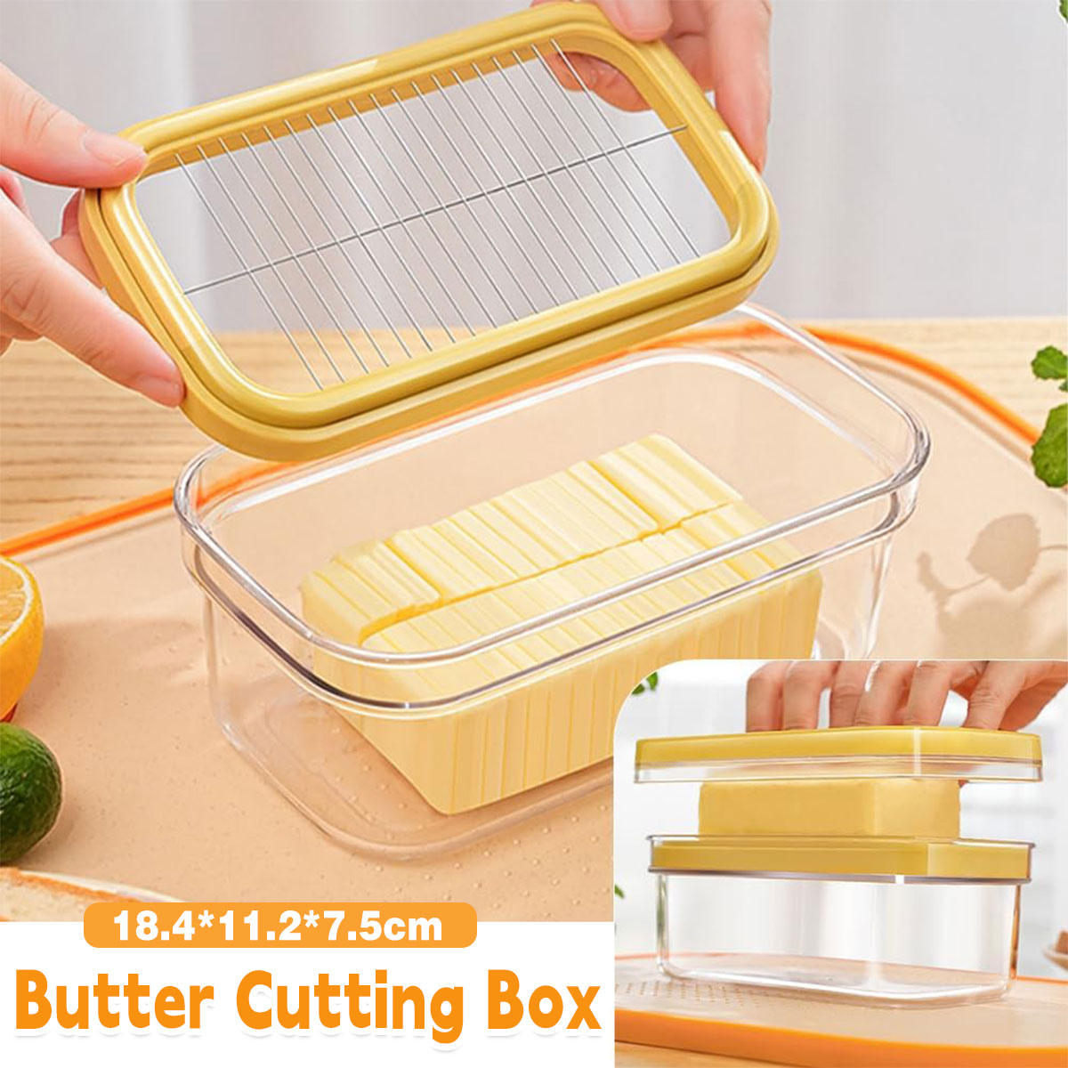 With Lid Butter Cutting Box Slicers Case Cheese Slicers Butter Dish Box