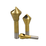 4PCS HSS Countersink Chamfer Drill Bit Set Titanium Coated Deburring Tools - Extra Image