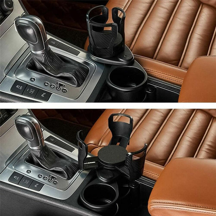 Adjustable 2In1 Car Seat Cup Holder Water Bottle Drink Coffee Cleanse Storage Au