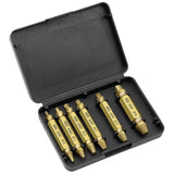 6Pcs Screw Extractor Set Broken Bolt Remover Damaged Stripped Drill Bits - Extra Image