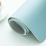 60*30Cm Leather Mouse Pad Gaming Waterproof Mousepad Desk Mat Anti-Slip Rubber - Dark Green - Top-Down View
