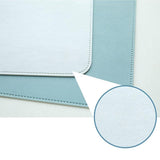 60*30Cm Leather Mouse Pad Gaming Waterproof Mousepad Desk Mat Anti-Slip Rubber - Dark Green - 45-Degree Angle