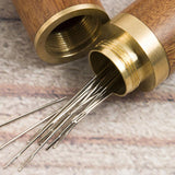Stainless Steel Self-Threading Needles Opening Sewing Darning Needles 12/24 Pcs - 24PCS - 45-Degree Angle