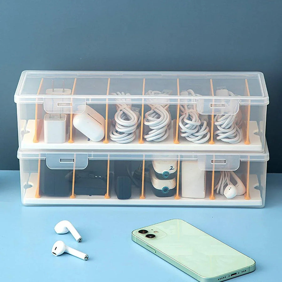 Desktop Cable Organizer Data Cable Winder Cord Management Holder for Office Use