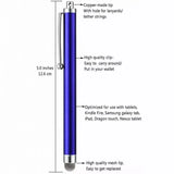 10 Pack Stylus Pens for Touch Screen Devices Compatible with iPhone iPad Samsung - Top-Down View