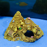 Aquarium Decoration Pineapple House Hideout Treasure Chest Fish Tank Ornament - Extra Image