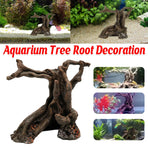 Aquarium Decor Artificial Resin Driftwood Craft Realistic Fish Tank Ornament