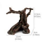 Aquarium Decor Artificial Resin Driftwood Craft Realistic Fish Tank Ornament - Side View