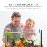 Aquarium Decor Artificial Resin Driftwood Craft Realistic Fish Tank Ornament - Close-Up Angle