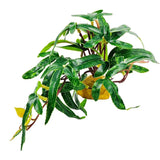 Artificial Plants Green Simulation Foliage for Pet Habitat Decoration Ornament - Front View