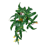 Artificial Plants Green Simulation Foliage for Pet Habitat Decoration Ornament - Close-Up Angle
