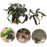 Artificial Plants Green Simulation Foliage for Pet Habitat Decoration Ornament - Extra Image